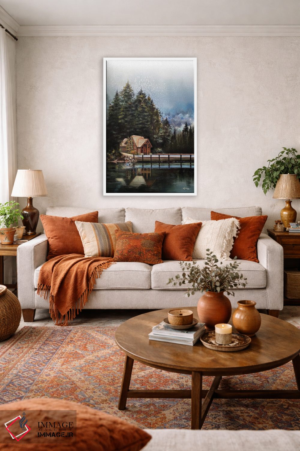 تابلو دکوراتیو نسیم اثر لیام کوموات - D3W