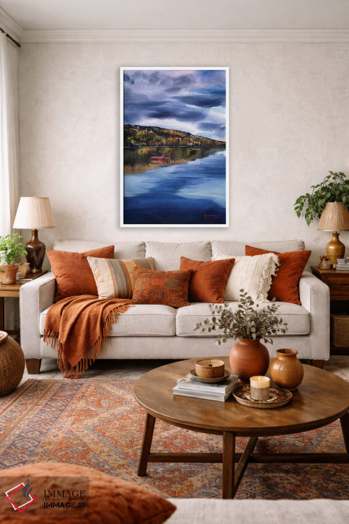 تابلو دکوراتیو تالاب اثر لیام کوموات - D1W