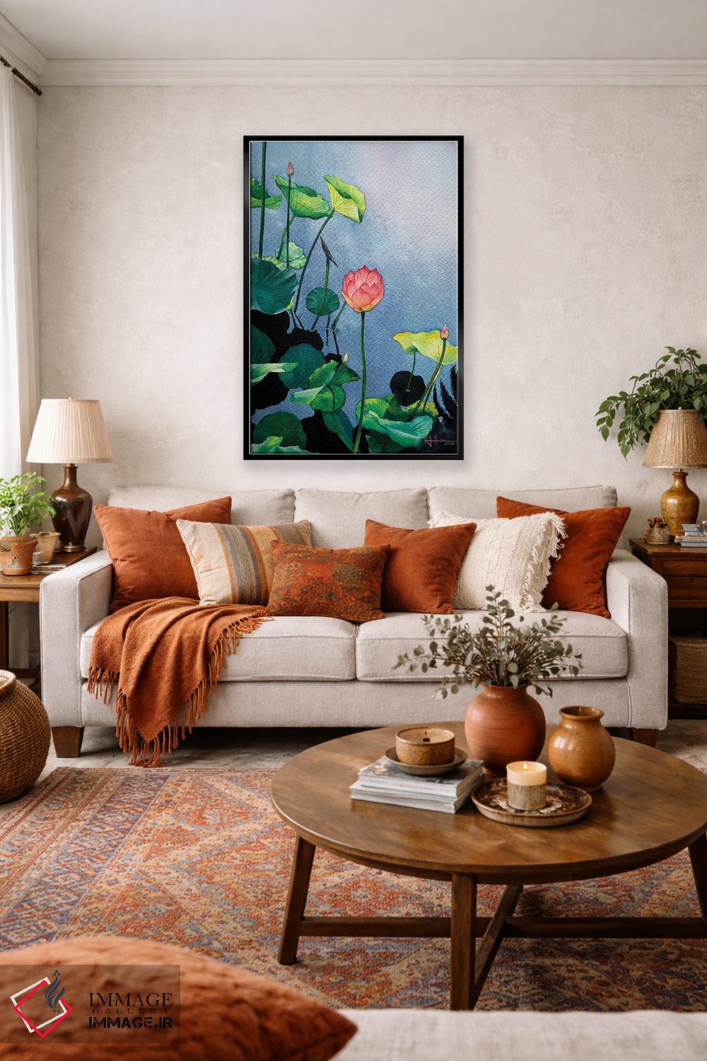 تابلو دکوراتیو شکوفه اثر لیام کوموات - D4B