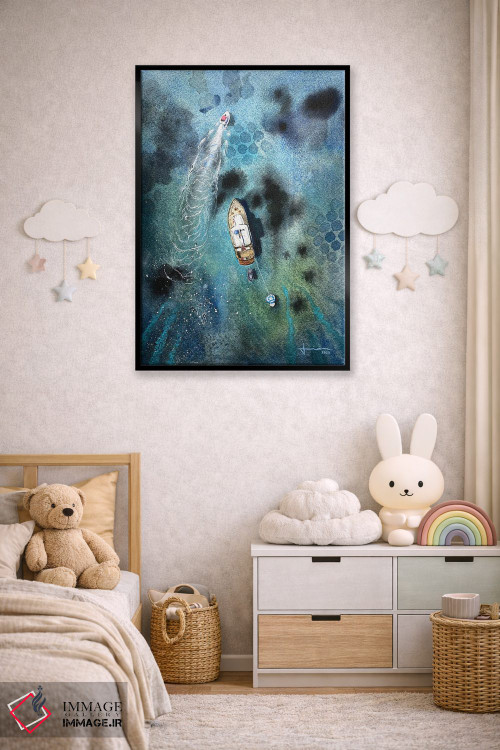 تابلو دکوراتیو سرعت اثر لیام کوموات - D4B