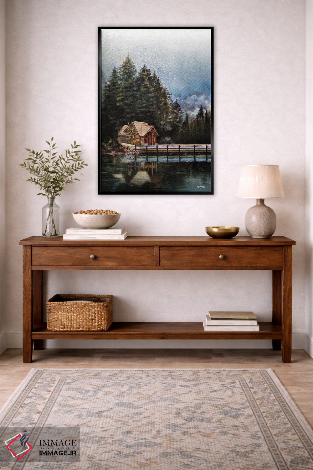 تابلو دکوراتیو نسیم اثر لیام کوموات - D5B