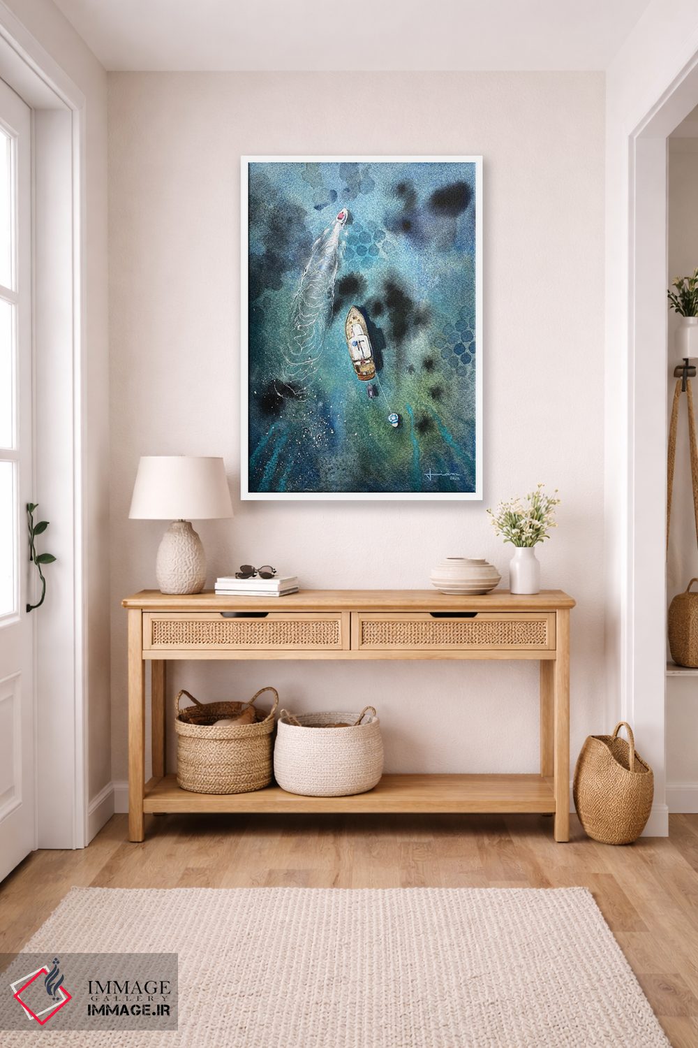 تابلو دکوراتیو سرعت اثر لیام کوموات - D5W