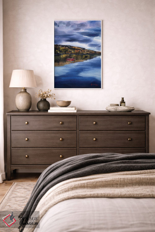 تابلو دکوراتیو تالاب اثر لیام کوموات - D2W