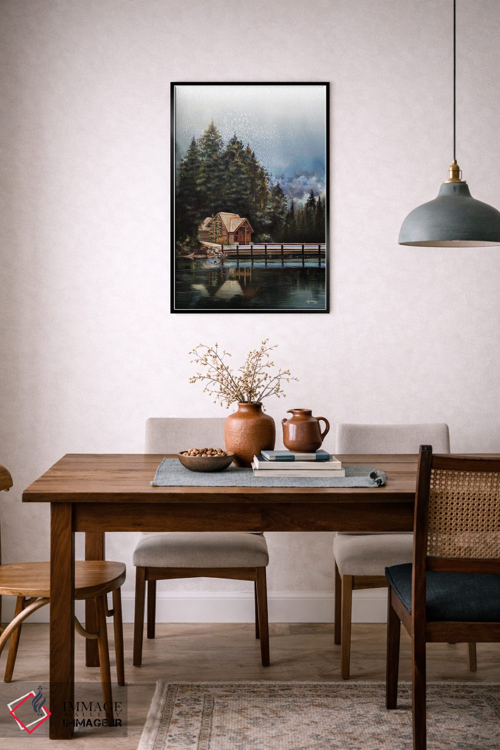 تابلو دکوراتیو نسیم اثر لیام کوموات - D6B