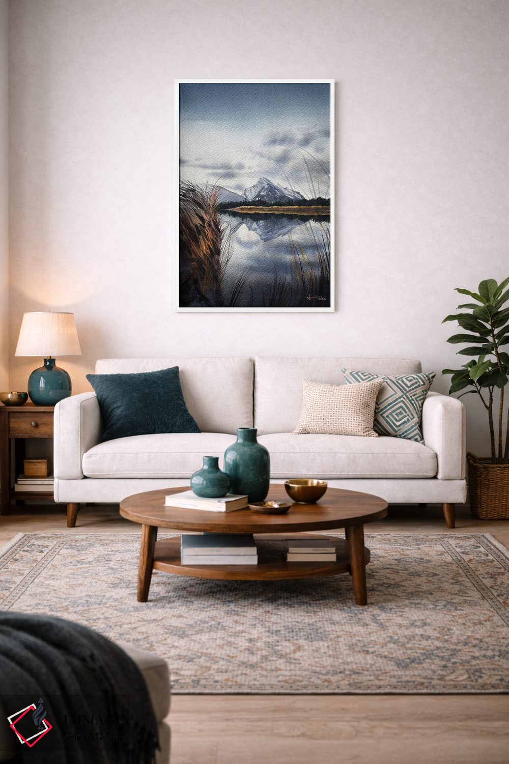 تابلو دکوراتیو در افق اثر لیام کوموات - D4W