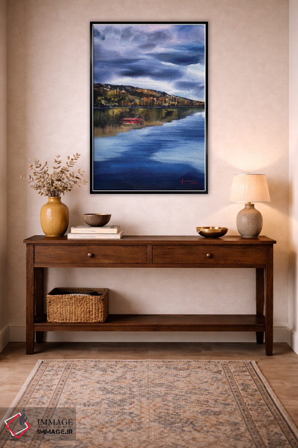 تابلو دکوراتیو تالاب اثر لیام کوموات - D3B