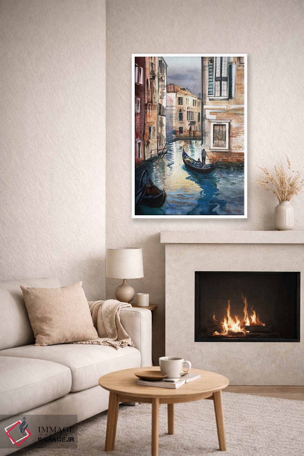 تابلو دکوراتیو ونیز ۱ اثر لیام کوموات - D6W