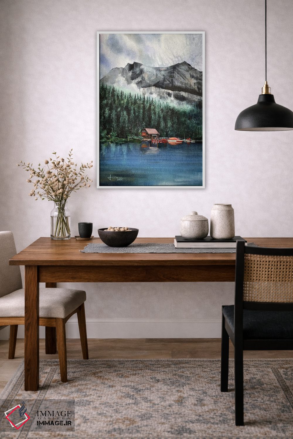 تابلو دکوراتیو نسیم اثر لیام کوموات - D3W