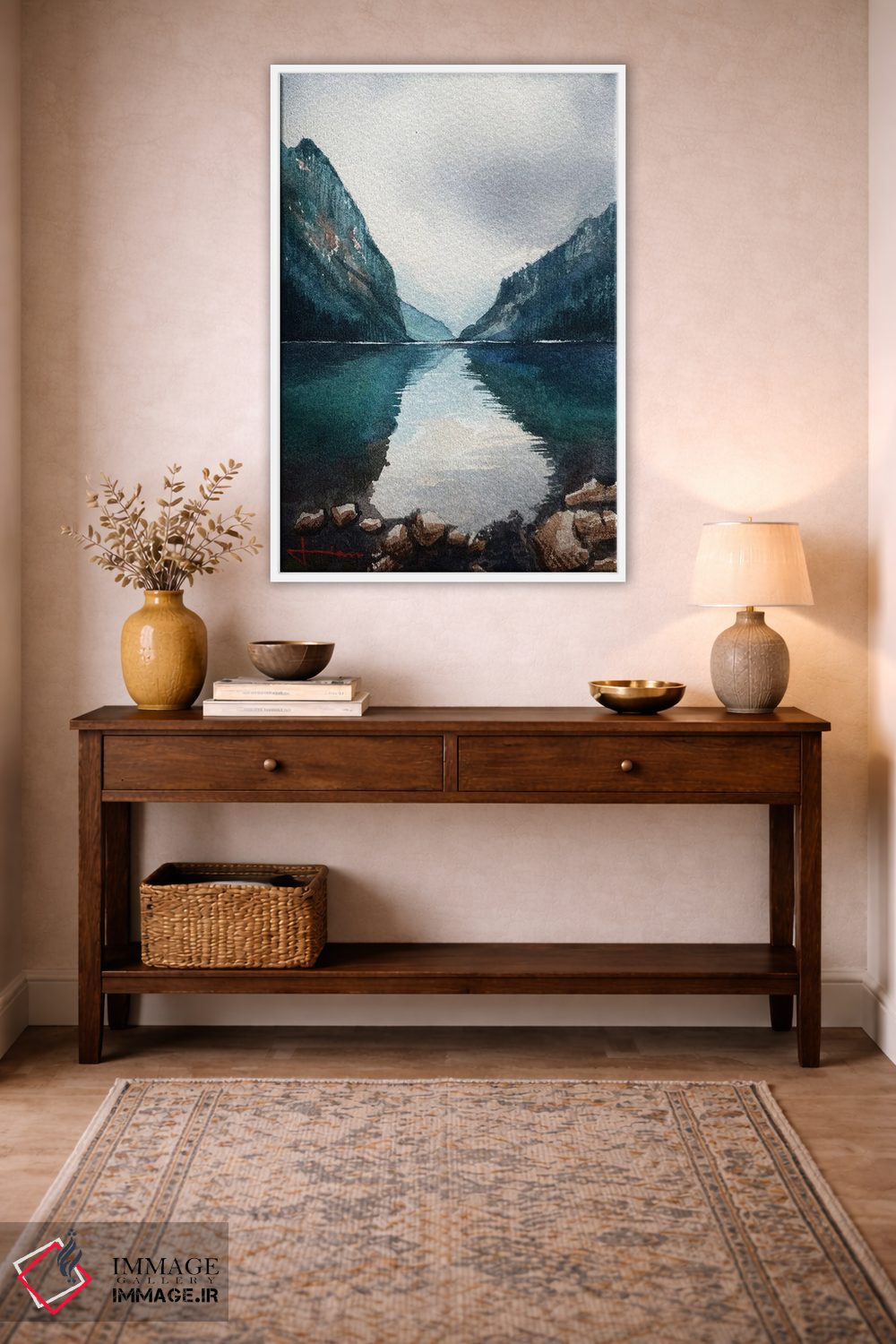 تابلو دکوراتیو مستقیما عبور کردن اثر لیام کوموات - D4W