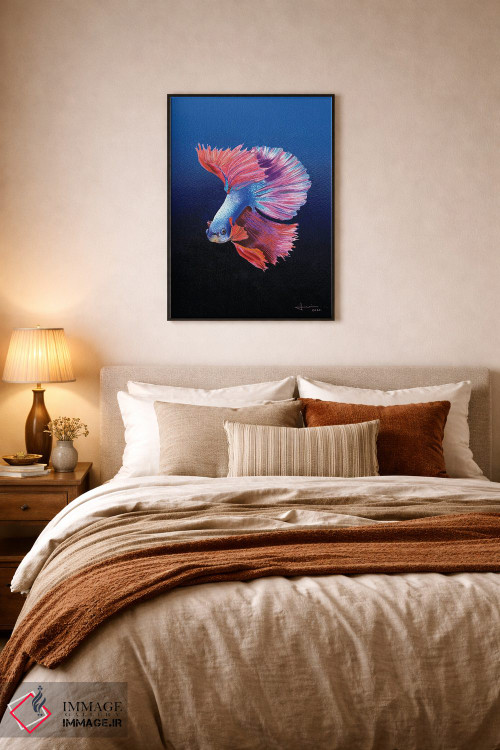 تابلو دکوراتیو سیامی اثر لیام کوموات - D5B