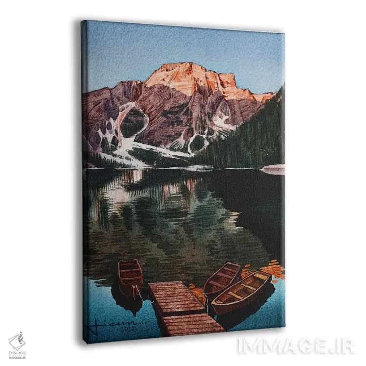 تابلو دکوراتیو تلالو اثر لیام کوموات - نمای پرسپکتیو محصول