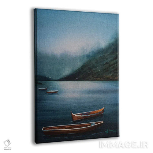 تابلو دکوراتیو تاریکی اثر لیام کوموات - نمای پرسپکتیو محصول