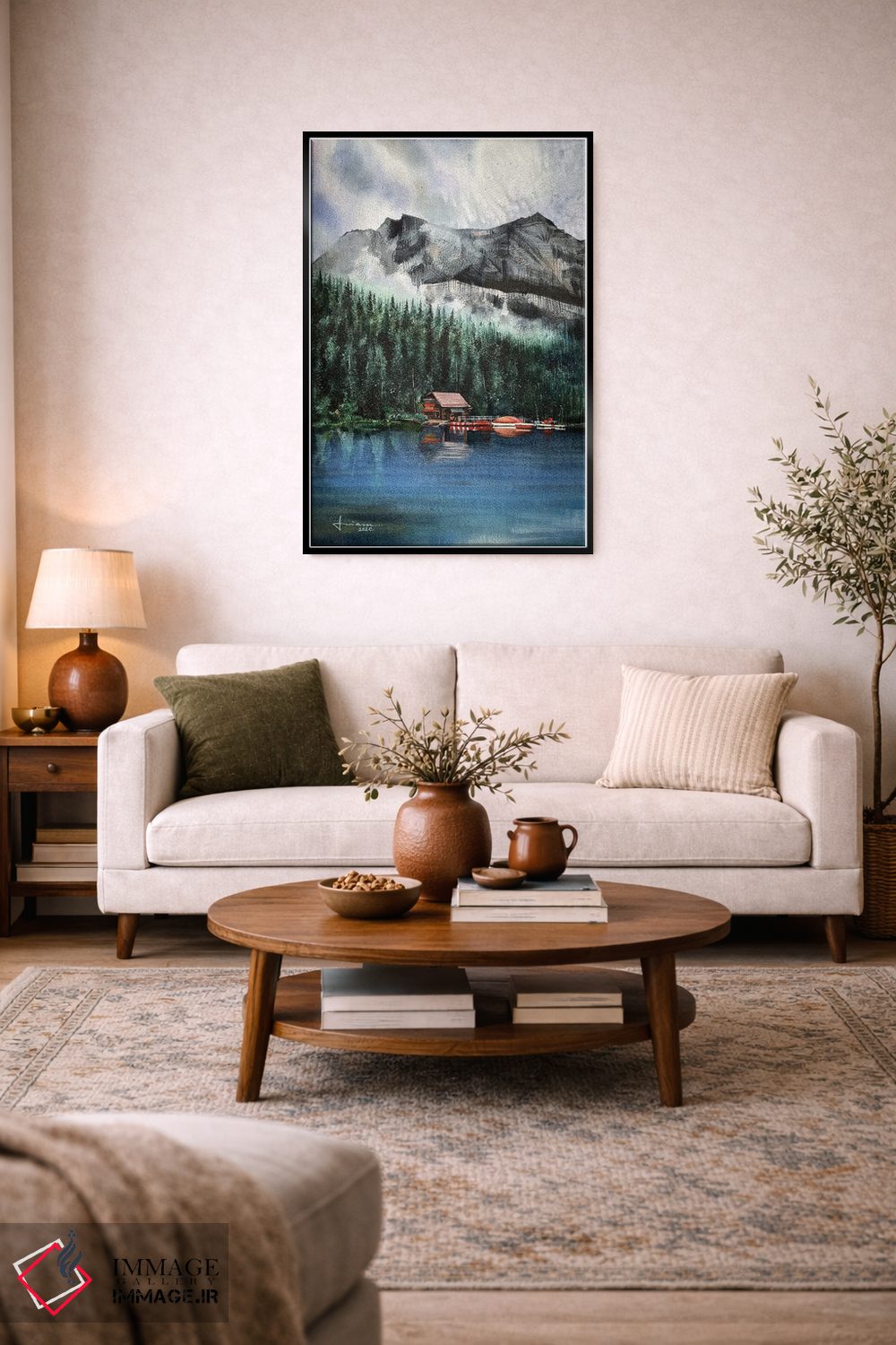 تابلو دکوراتیو نسیم اثر لیام کوموات - D6B