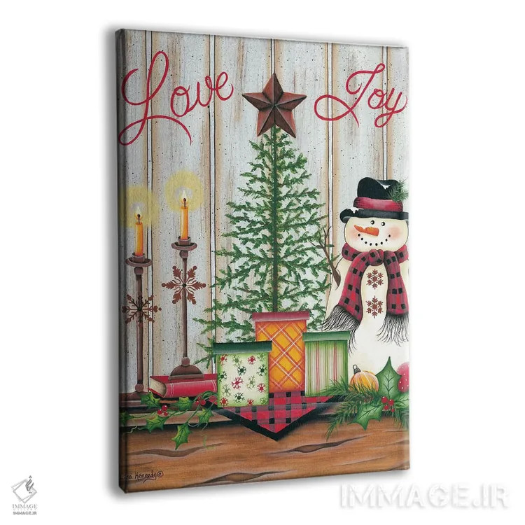 تابلو دکوراتیو عشق و شادی اثر لیزا کندی - نمای پرسپکتیو محصول