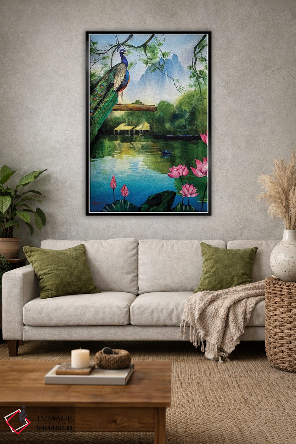 تابلو دکوراتیو آرامش خاطر اثر لیام کوموات - D1B