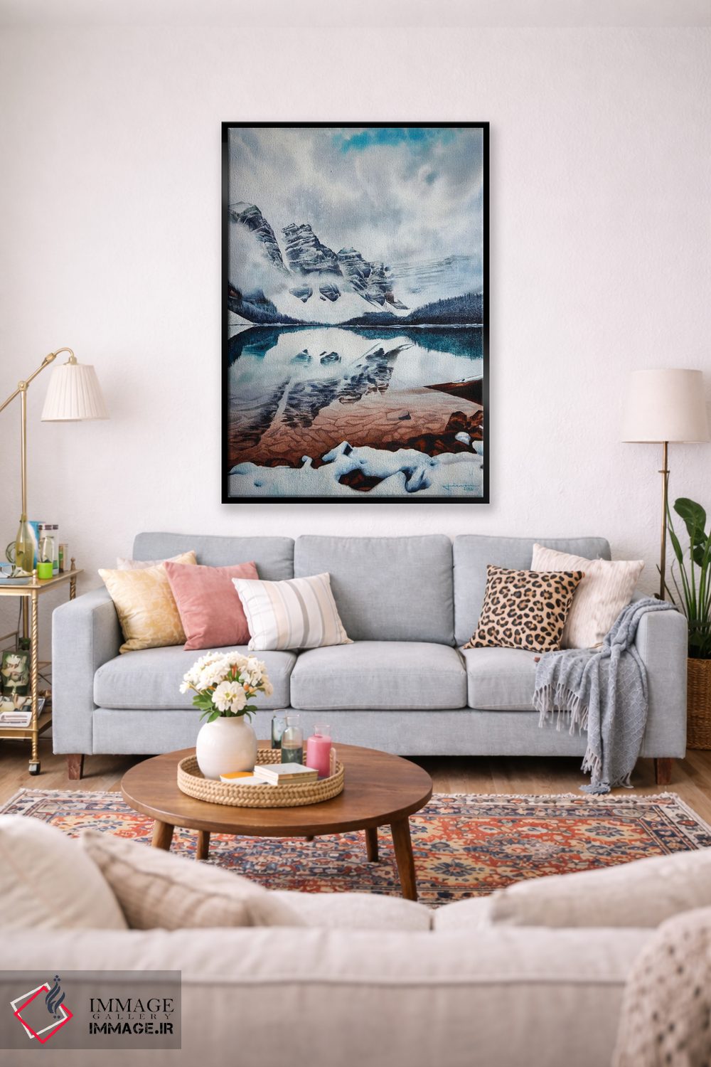 تابلو دکوراتیو آرامش خاطر اثر لیام کوموات - D1B