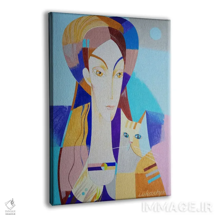 تابلو دکوراتیو در کنار تو اثر نلی لوکاشیک - نمای پرسپکتیو محصول