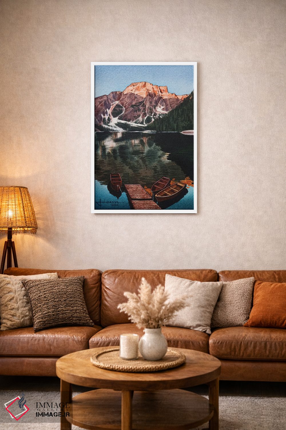 تابلو دکوراتیو تلالو اثر لیام کوموات - D1W