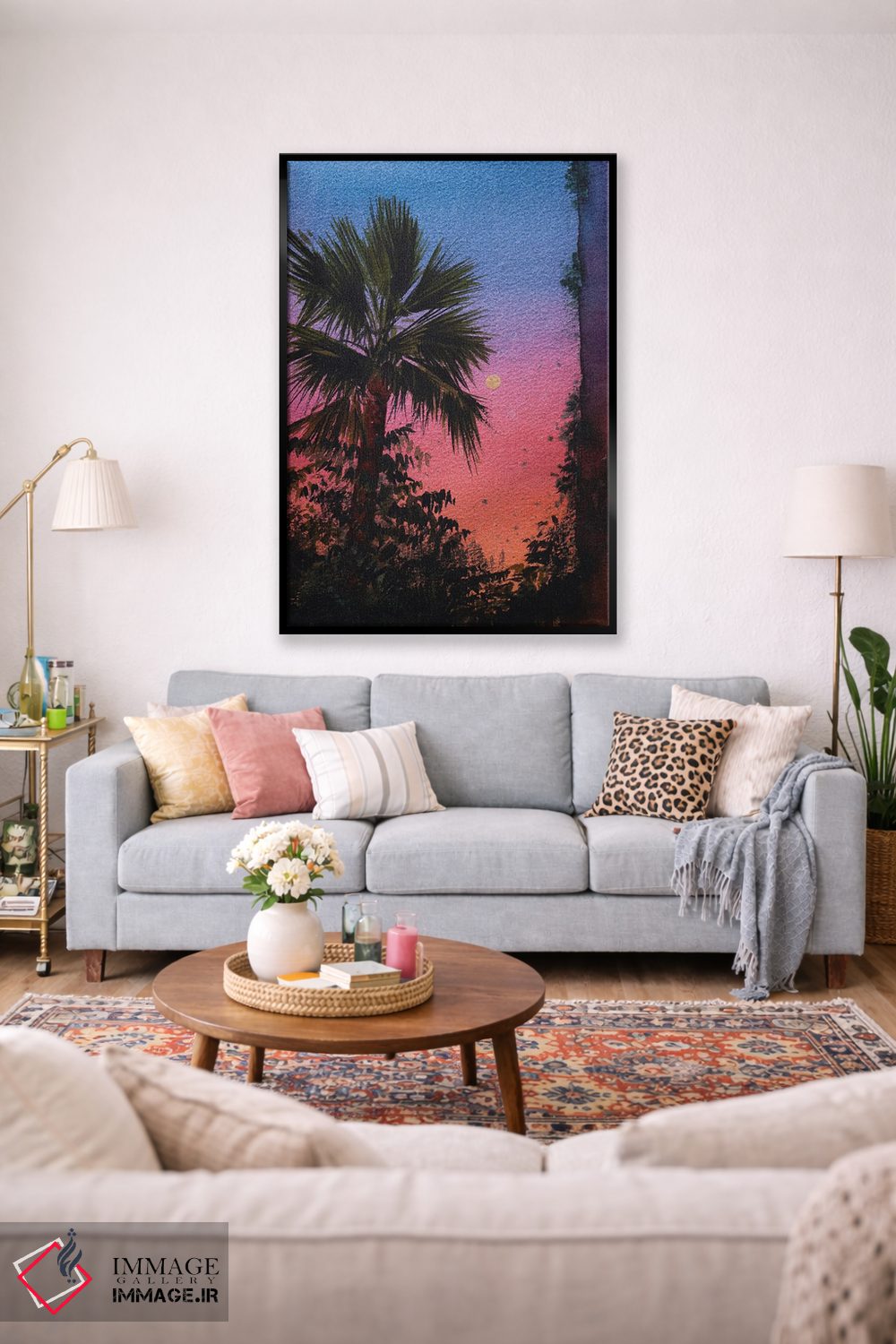 تابلو دکوراتیو بدون عنوان ۵ اثر لیام کوموات - D1B