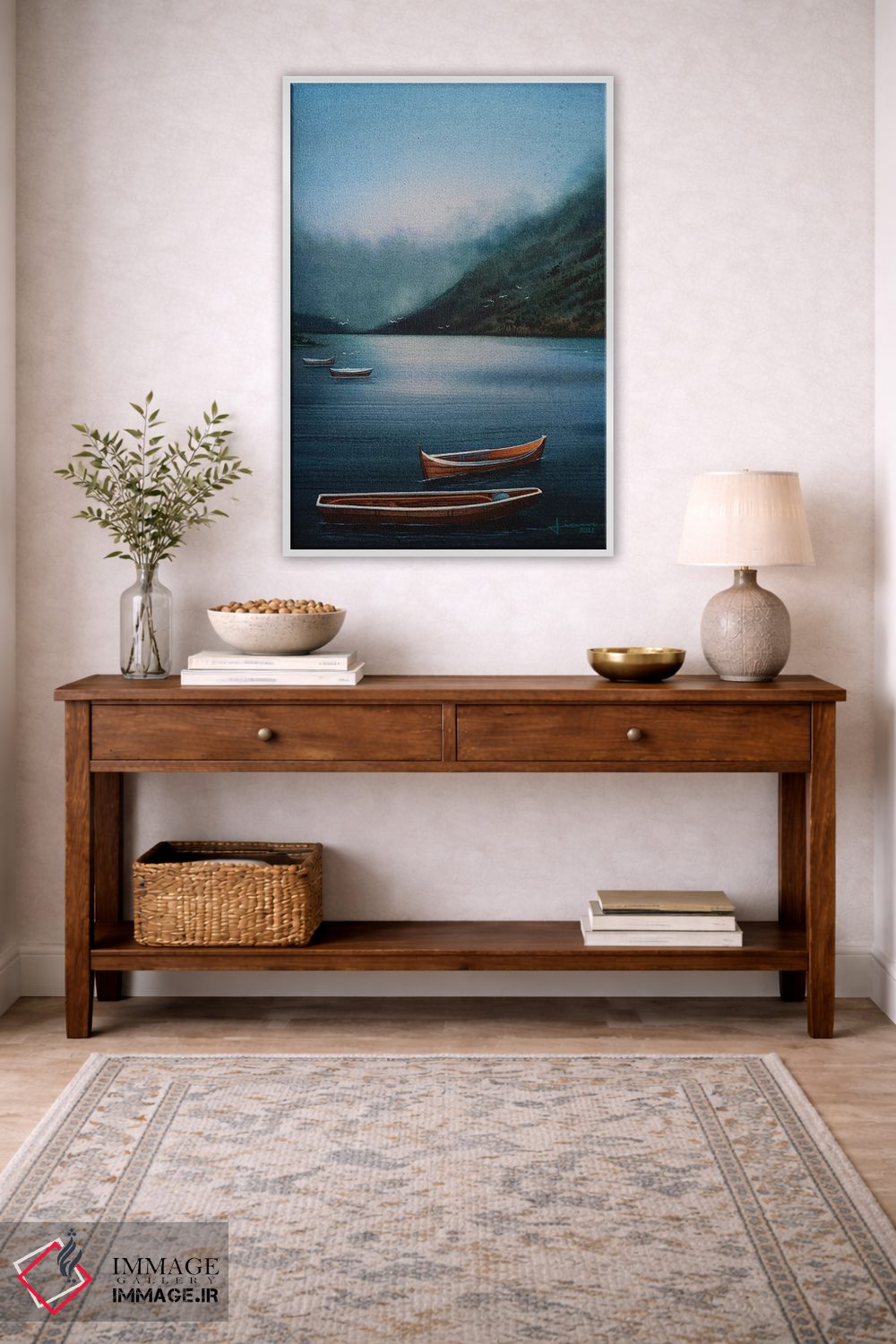 تابلو دکوراتیو تاریکی اثر لیام کوموات - D2W