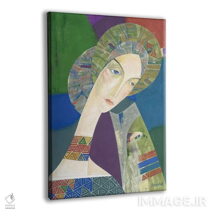 تابلو دکوراتیو کلمنتین اثر نلی لوکاشیک - نمای پرسپکتیو محصول