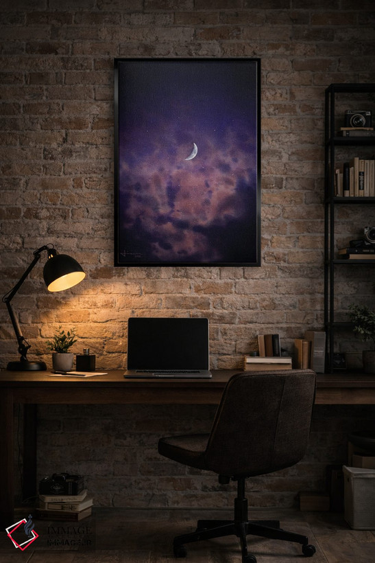 تابلو دکوراتیو لونا اثر لیام کوموات - D5B