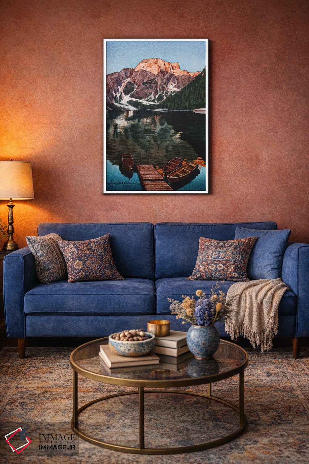 تابلو دکوراتیو تلالو اثر لیام کوموات - D2W