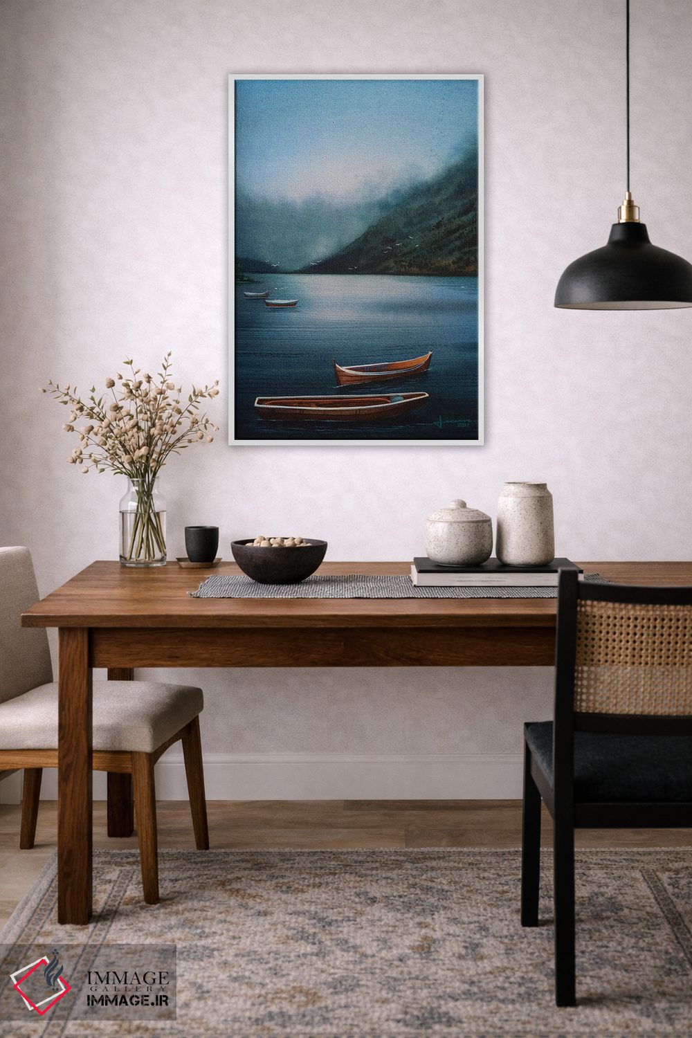 تابلو دکوراتیو تاریکی اثر لیام کوموات - D3W