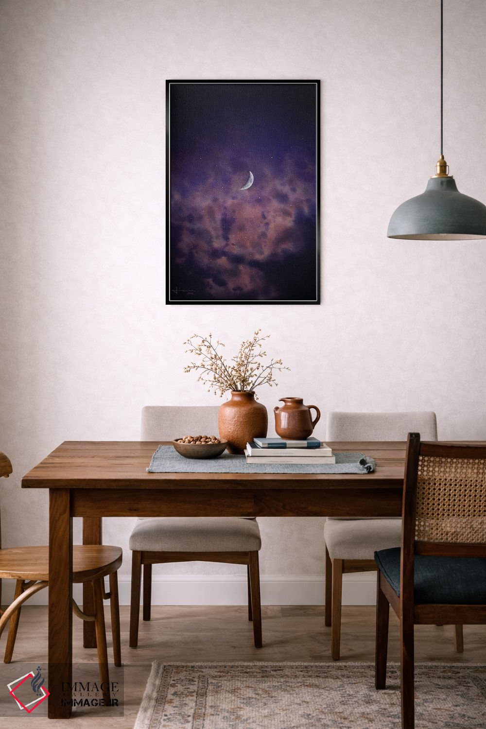 تابلو دکوراتیو لونا اثر لیام کوموات - D6B