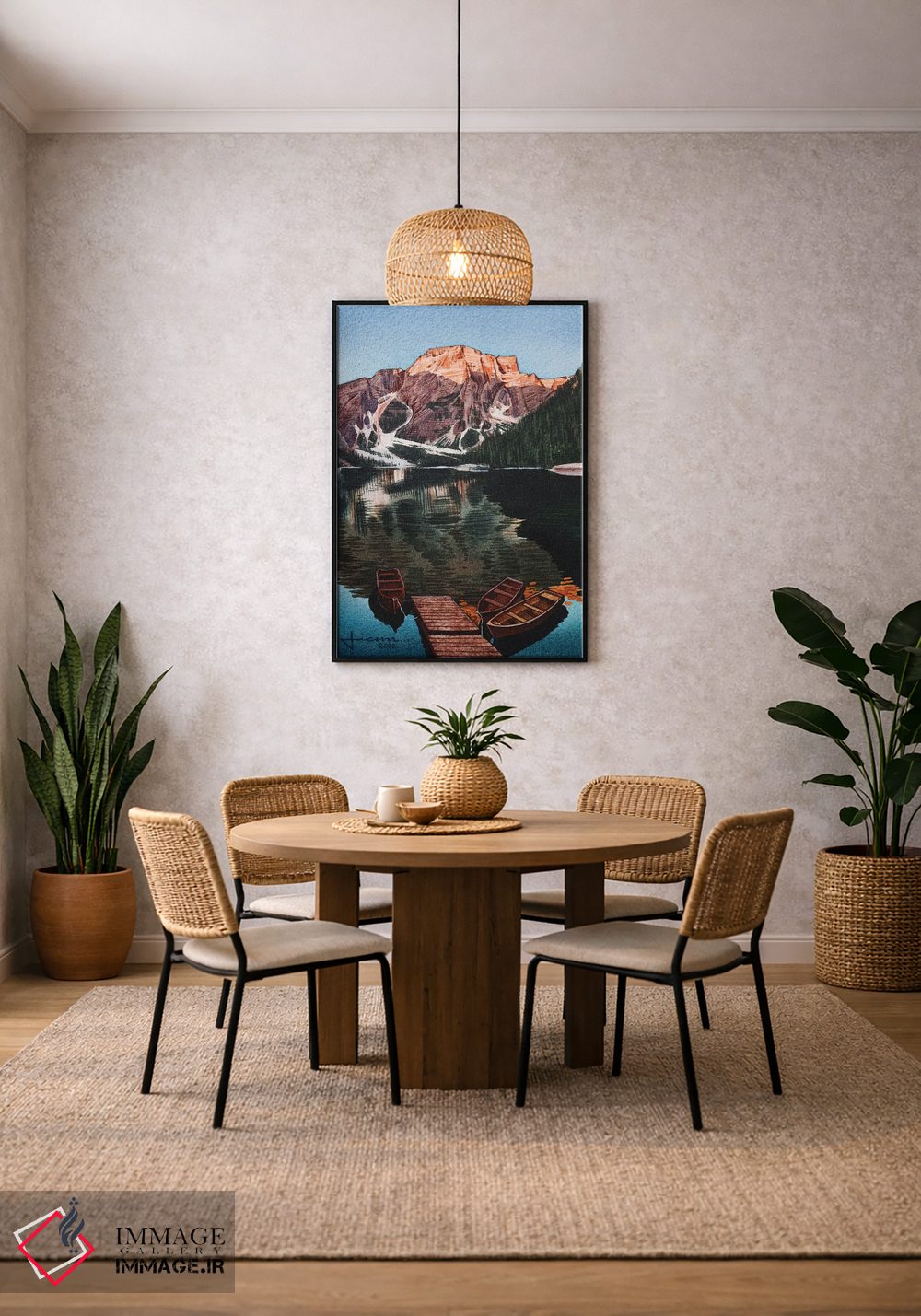 تابلو دکوراتیو تلالو اثر لیام کوموات - D4B