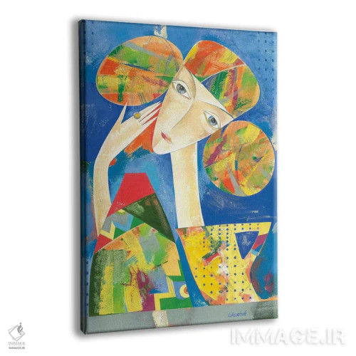 تابلو دکوراتیو اگنس اثر نلی لوکاشیک - نمای پرسپکتیو محصول