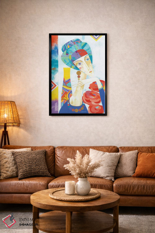 تابلو دکوراتیو مگدا اثر نلی لوکاشیک - D1B