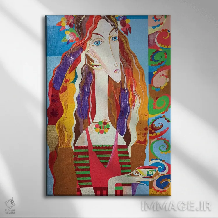 تابلو دکوراتیو صوفیا اثر نلی لوکاشیک - نمای روبهرو روی دیوار