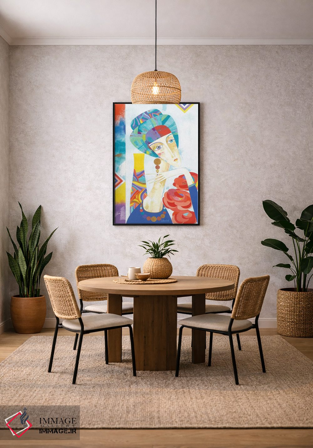 تابلو دکوراتیو مگدا اثر نلی لوکاشیک - D2B