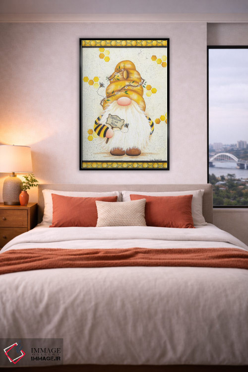 تابلو دکوراتیو به کندوی ما خوش آمدید اثر لیزا کندی - D4B