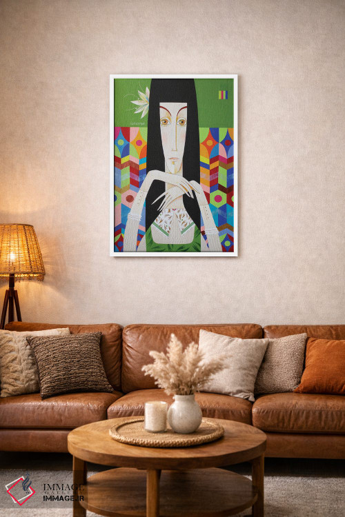 تابلو دکوراتیو نیکول اثر نلی لوکاشیک - D3W