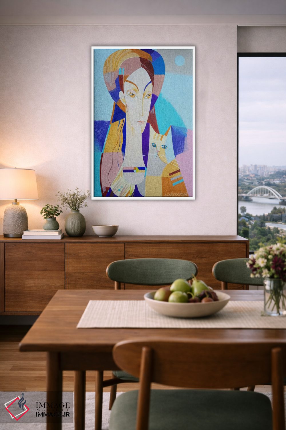 تابلو دکوراتیو در کنار تو اثر نلی لوکاشیک - D5W