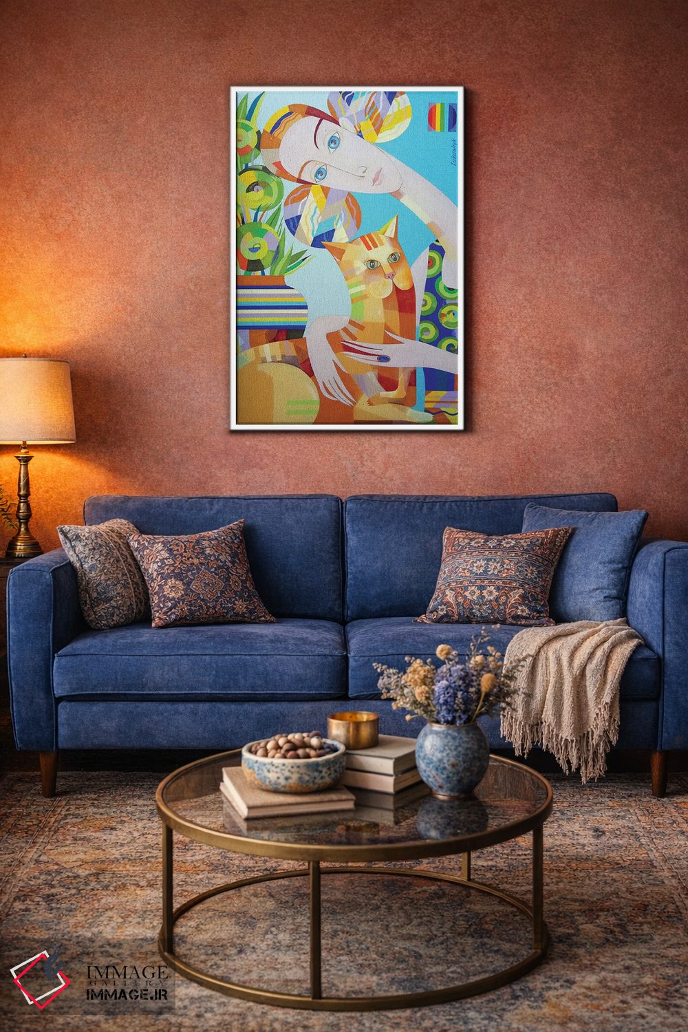 تابلو دکوراتیو دوستی واقعی اثر نلی لوکاشیک - D3W