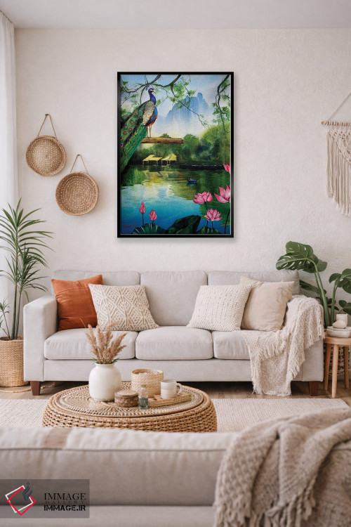 تابلو دکوراتیو آرامش خاطر اثر لیام کوموات - D4B