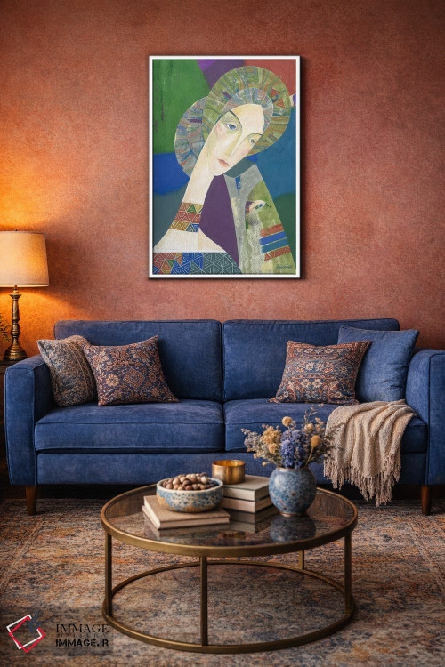 تابلو دکوراتیو کلمنتین اثر نلی لوکاشیک - D4W