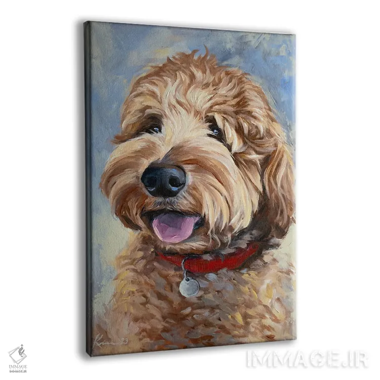 تابلو دکوراتیو گلدندودل اثر لینزی کیوی - نمای پرسپکتیو محصول