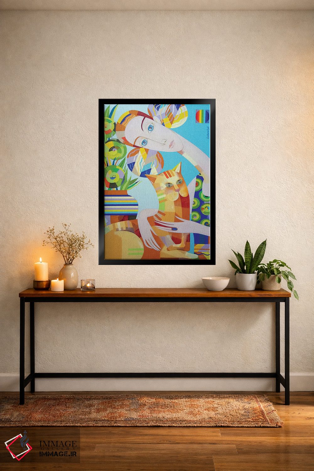 تابلو دکوراتیو دوستی واقعی اثر نلی لوکاشیک - D4B