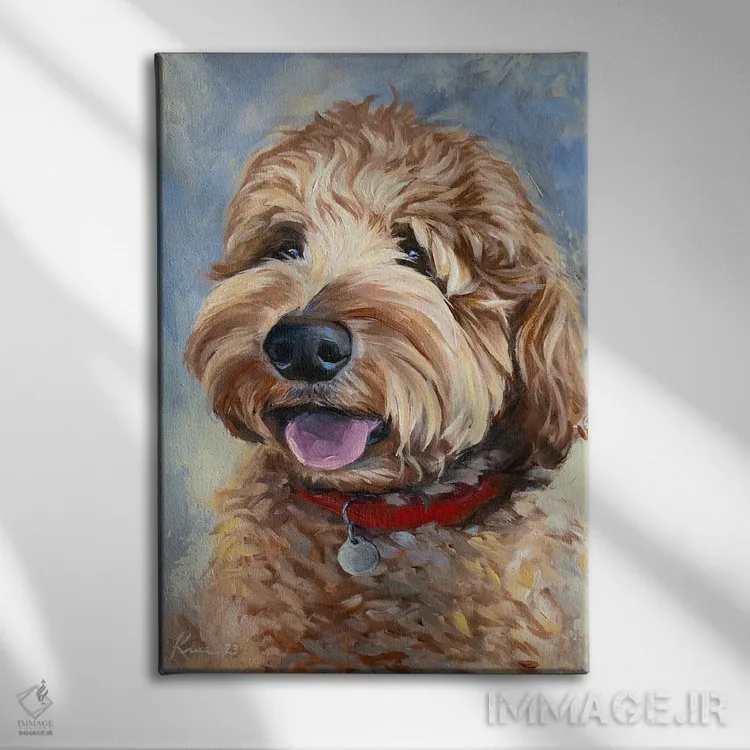 تابلو دکوراتیو گلدندودل اثر لینزی کیوی - نمای روبهرو روی دیوار