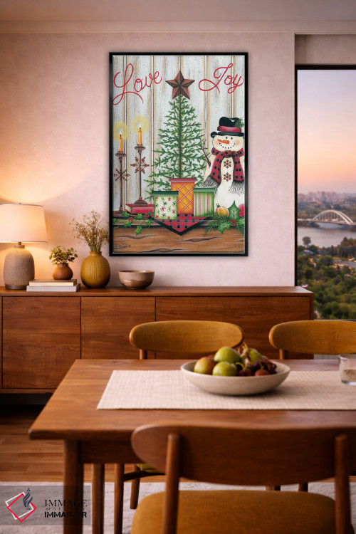 تابلو دکوراتیو عشق و شادی اثر لیزا کندی - D6B