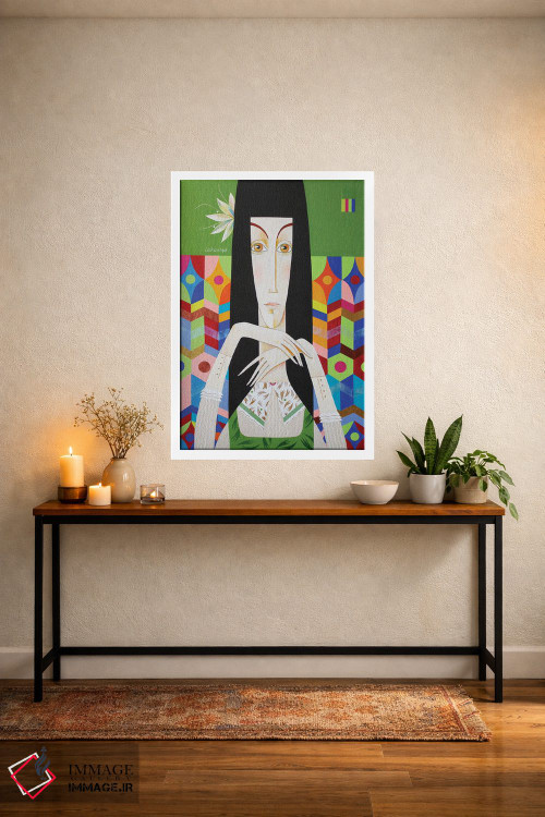 تابلو دکوراتیو نیکول اثر نلی لوکاشیک - D4W