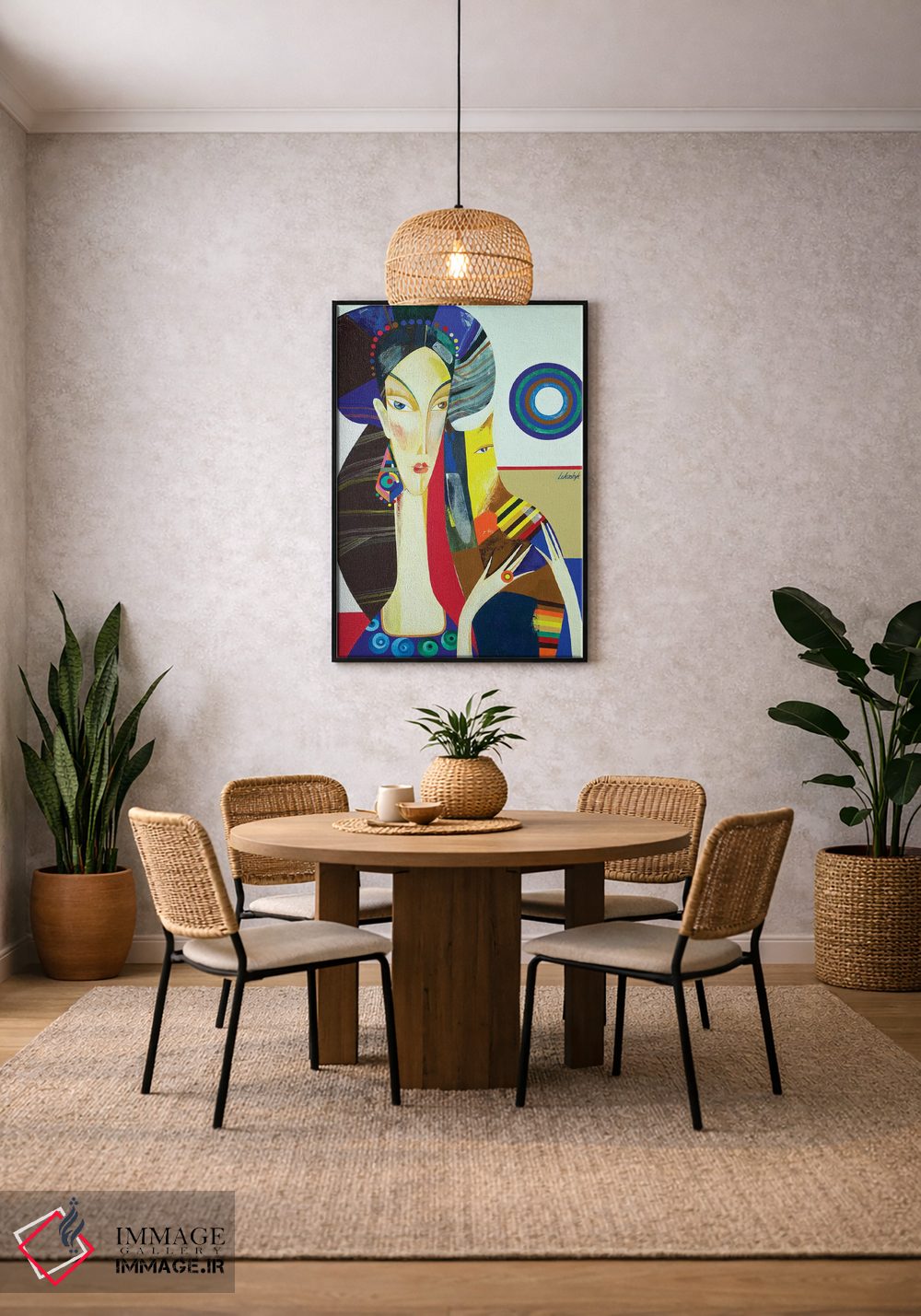 تابلو دکوراتیو فلورانس اثر نلی لوکاشیک - D4B