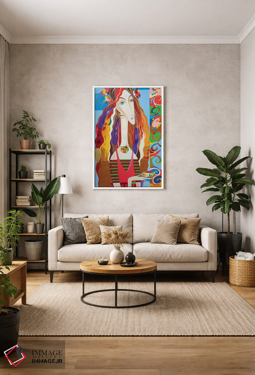 تابلو دکوراتیو صوفیا اثر نلی لوکاشیک - D1W