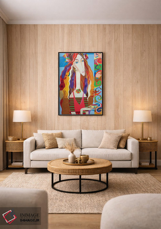 تابلو دکوراتیو صوفیا اثر نلی لوکاشیک - D2B