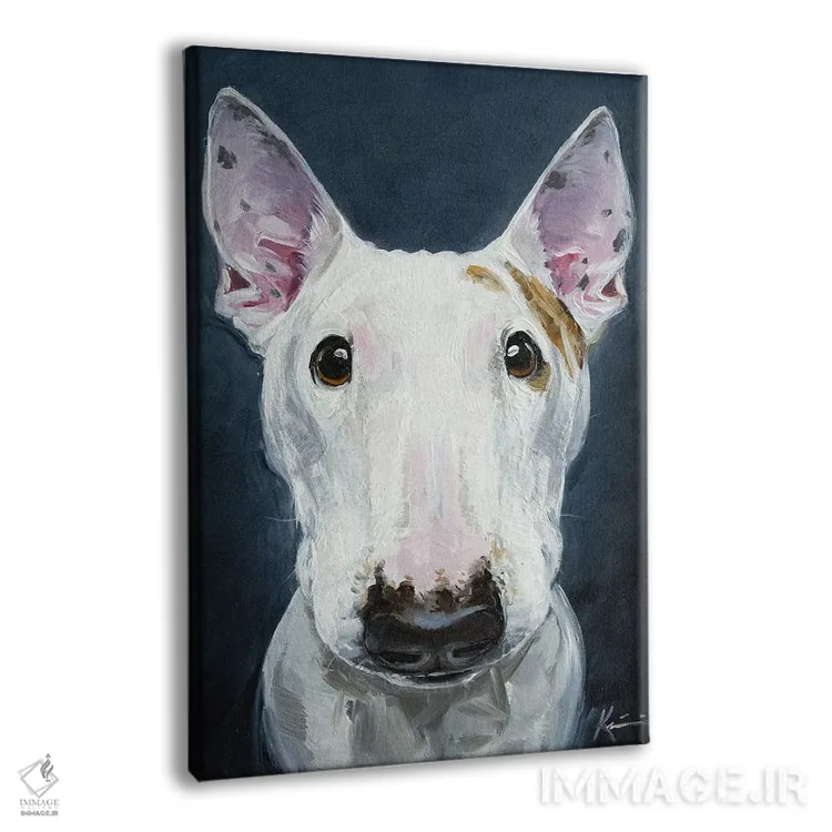 تابلو دکوراتیو بول تریر اثر لینزی کیوی - نمای پرسپکتیو محصول