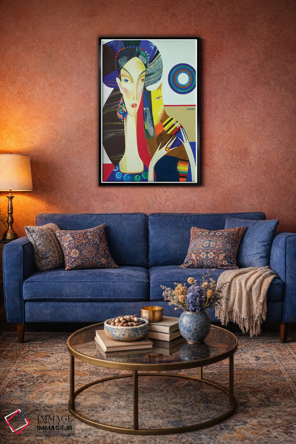 تابلو دکوراتیو فلورانس اثر نلی لوکاشیک - D5B